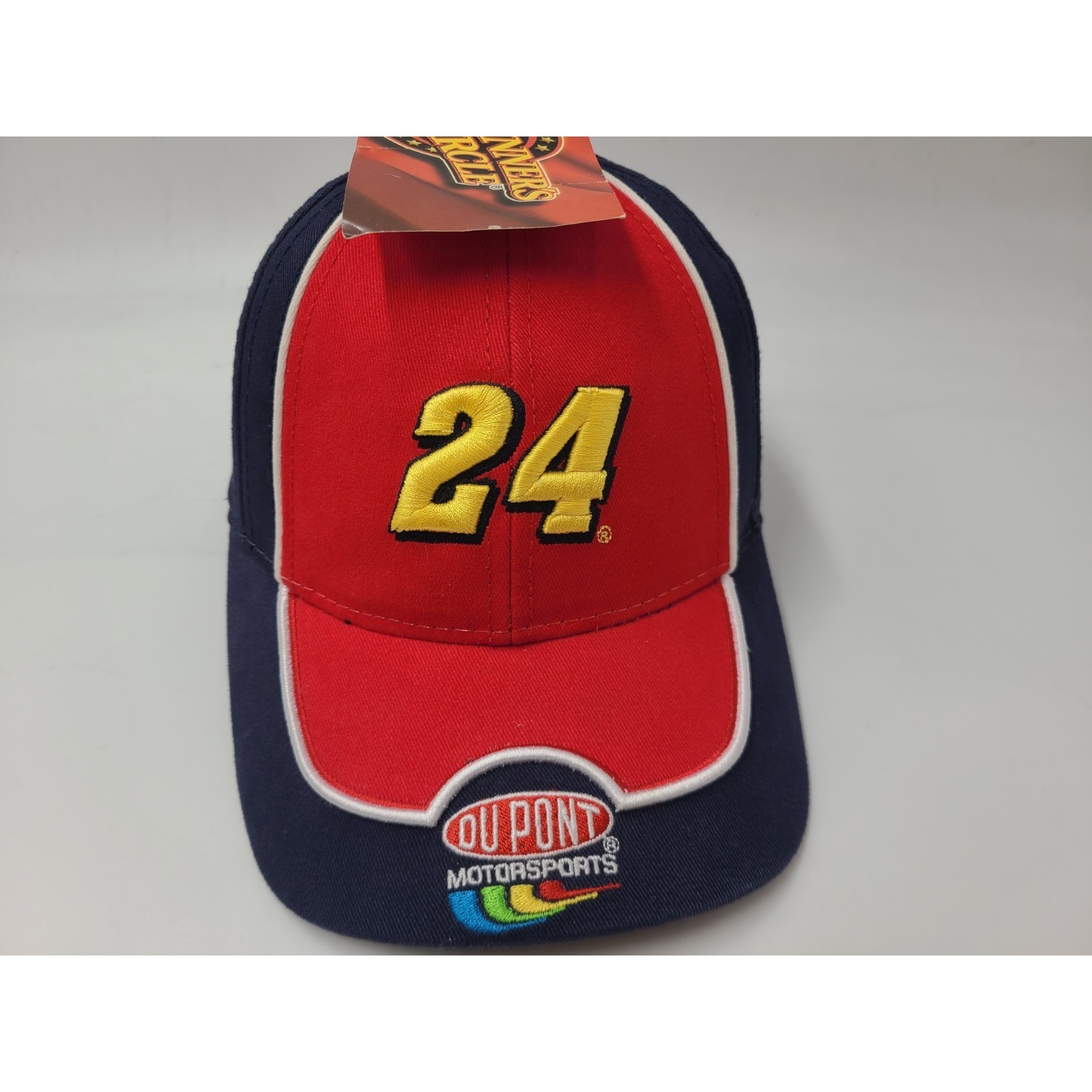 Vintage Jeff Gordon #24 Dupont Motorsports Winners Circle Hat Cap Men Nascar Red